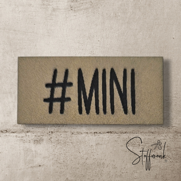 Label - #MINI - ca. 2cm x 4cm - Kunstleder ++ Farbauswahl ++