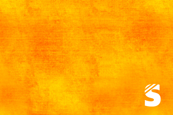 Denim  ORANGE #27   - Bio French Terry