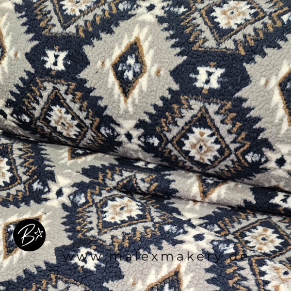 Teddy Stoff - Boho Aztec
