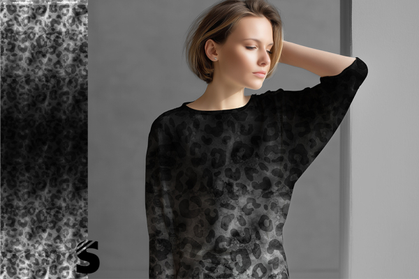 LEO GRUNGE  - #dunkelgrau/hellgrau - Bio French Terry