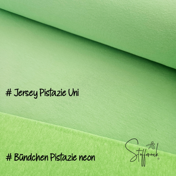 Bio Jersey - Summer Vibes Pistazie dunkel - Uni