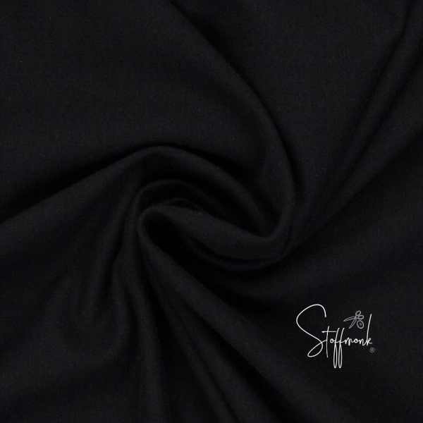 Baumwoll Jersey - Schwarz