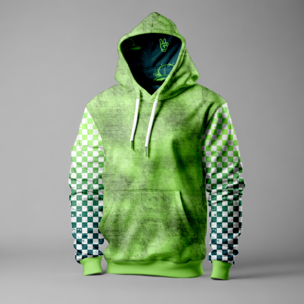 DENIM #neongreen  -  Bio FRENCH TERRY