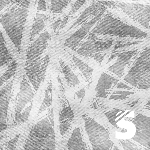 STROKES #grau/weiss  -  Bio FRENCH TERRY