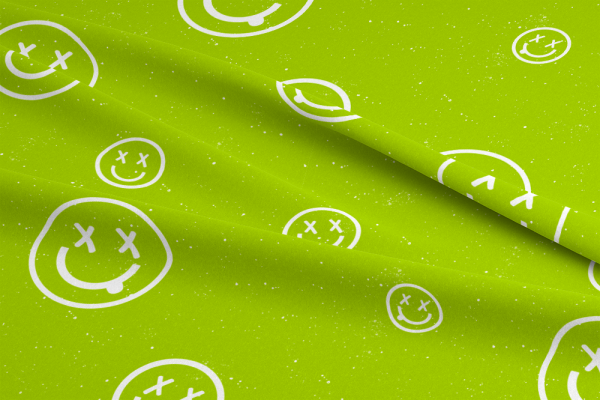 SMILIES #newlime/weiss - Bio Jersey