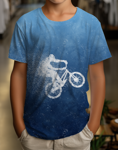 Ep - EINZEL Panel - BMX BIKE  #royalblau - Bio Jersey