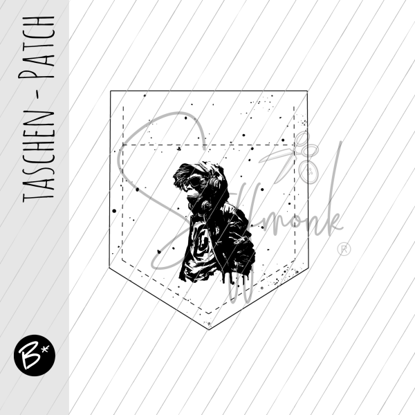 Taschen Patch - Konfetti - "Monkey"
