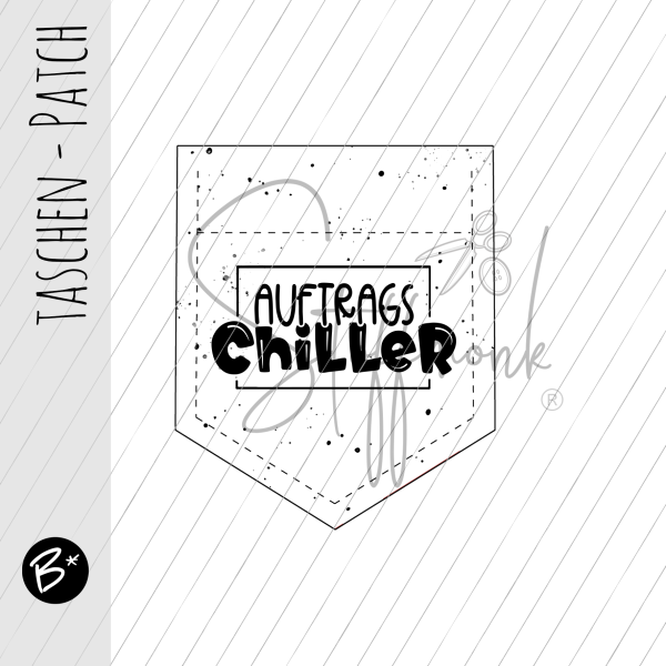 Taschen Patch - Konfetti - "Auftrags Chiller"