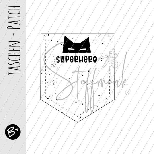 Taschen Patch - Konfetti - " SUPER HERO "