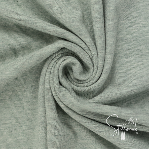 Swafing Maike melange - Sommersweat French Terry - Mint meliert