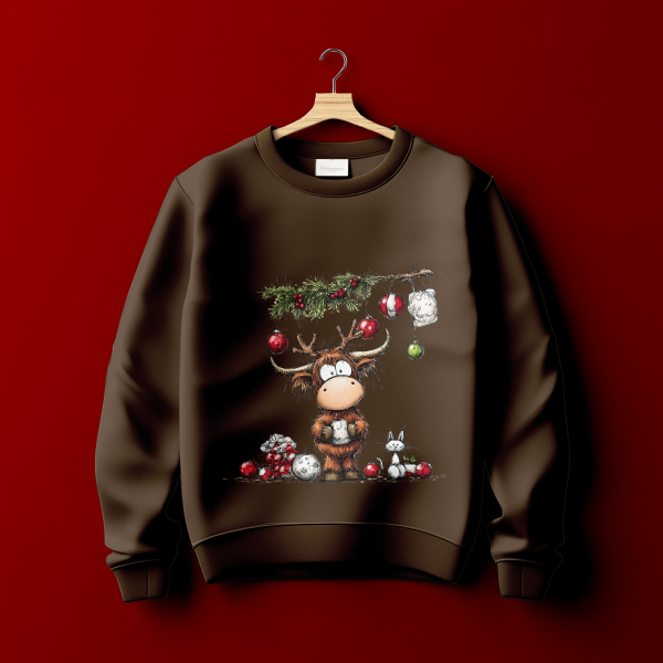 Baumwoll Jersey "Dorle"  - Braun UNI - beidseitig verwendbar