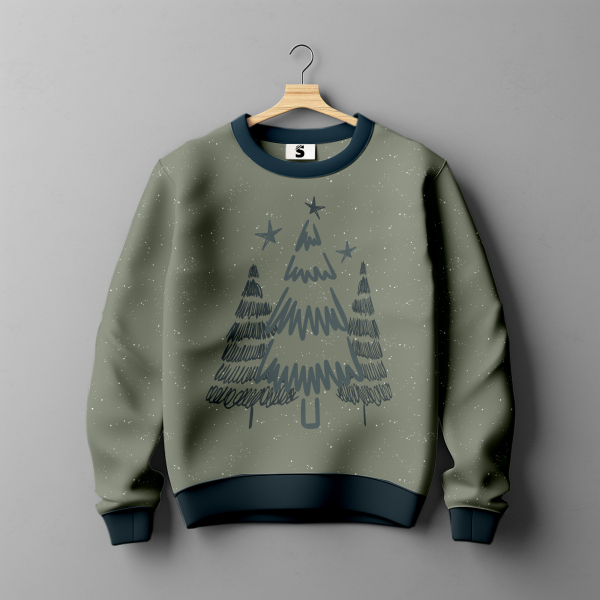 Bügelbild Bogen - DINA4 -  Xmas  # Graublau