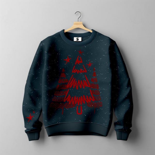 Bügelbild Bogen - DINA4 -  Xmas  # Rot