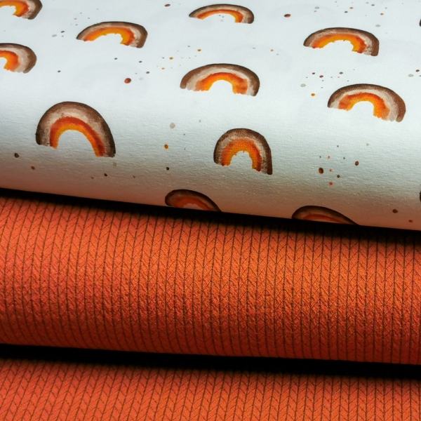 Strick Jersey - Rost - Recycled Cotton