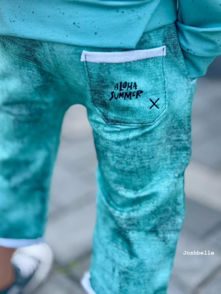 Ep - DENIM/Jeansoptik - #sea - Bio French Terry
