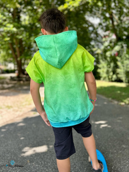 Ep - EINZEL Panel - SKATE  " Neongelb/Blau " - Bio Jersey