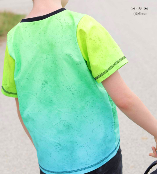 Ep - EINZEL Panel - BMX BIKE  " Neongelb/Blau " - Bio Jersey