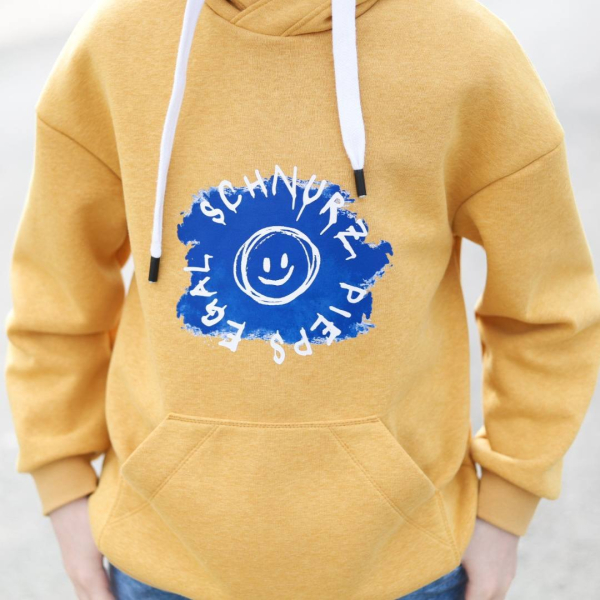 Bügelbild "SCHNURZ PIEPS EGAL" - Farben & Größe frei wählbar