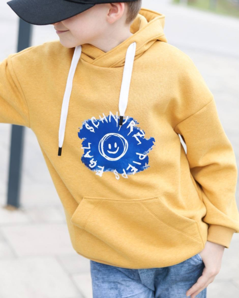 Bügelbild "SCHNURZ PIEPS EGAL" - Farben & Größe frei wählbar