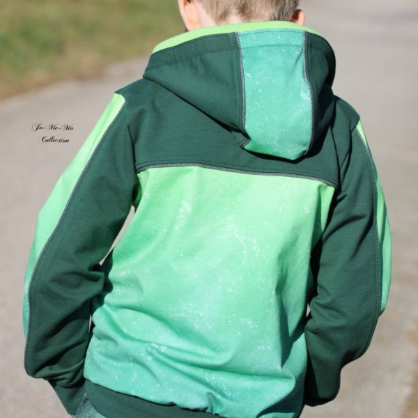 Ep - EINZEL Panel "DINO"  - " HELLLIME/SEA " - Bio Jersey