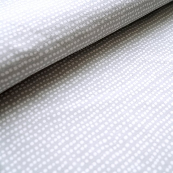 Biojersey Dotted Line grau Stoffonkel