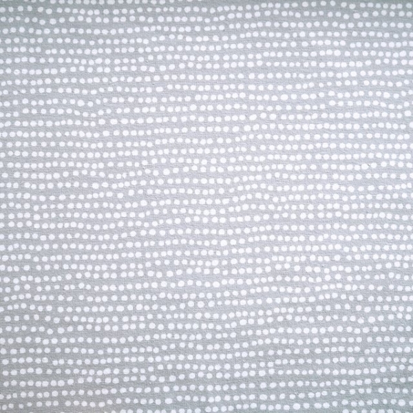 Biojersey Dotted Line grau Stoffonkel