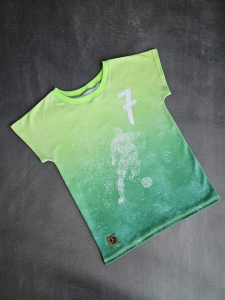 Ep - EINZEL Panel - FUSSBALL #helllime/sea - Bio Jersey