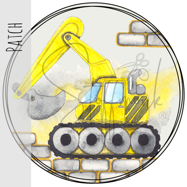 Patch / Aufnäher  - "Bagger"