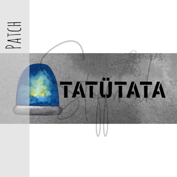 Patch / Aufnäher  - "TATÜTATA" - (Polizei)