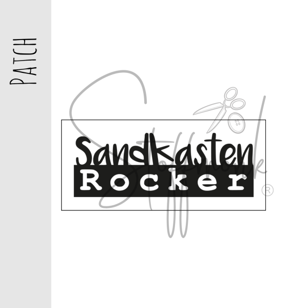 Patch / Aufnäher  - "Sandkasten Rocker"
