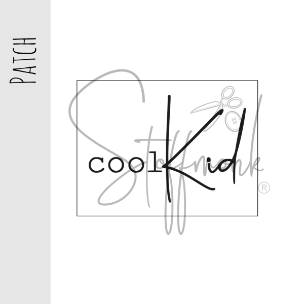 Patch / Aufnäher  - "cool Kid"