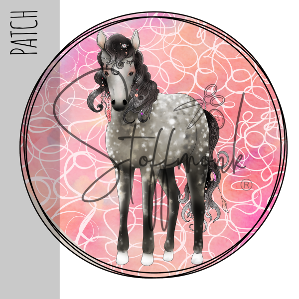 Patch / Aufnäher  - Pferd stehend