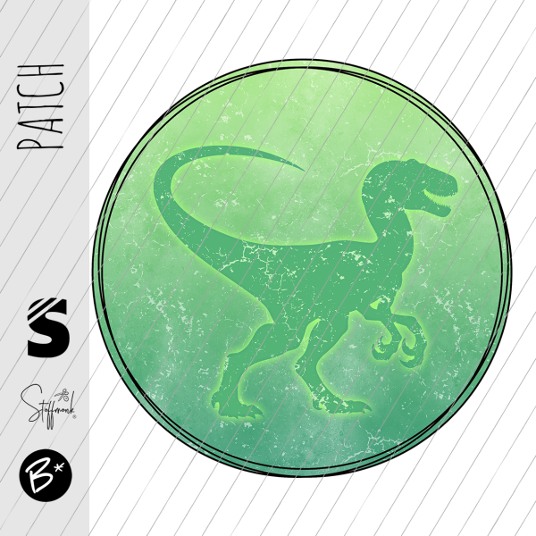 Patch / Aufnäher  - Raptor #helllime - Button
