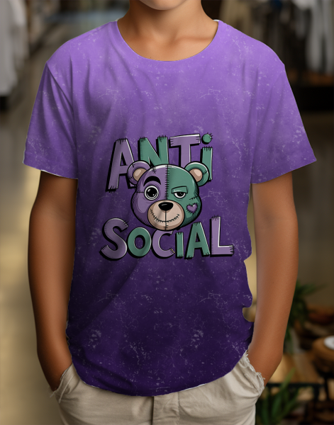 KOMBI Panel - " LILA dunkel " -  Jersey - Höhe ca. 0,8 Meter/volle Breite