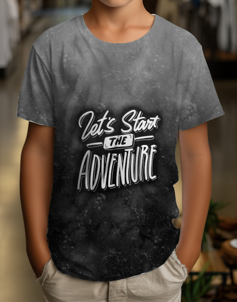 Ep - EINZEL Panel - ADVENTURE #hellgrau/dunkelgrau - Bio Jersey