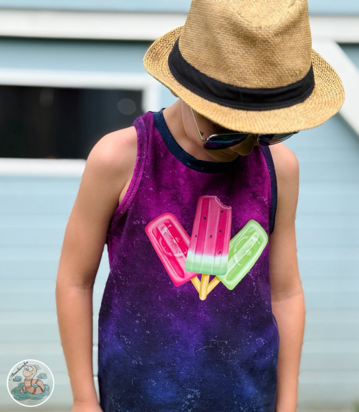 Bügelbild - " 3-er Eis (alleine) "