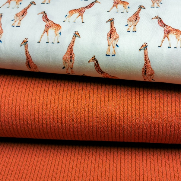 Strick Jersey - Rost - Recycled Cotton