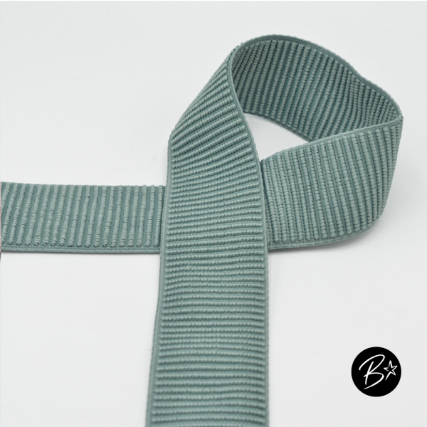 Gummiband  50mm  - #altmint   - Rippen
