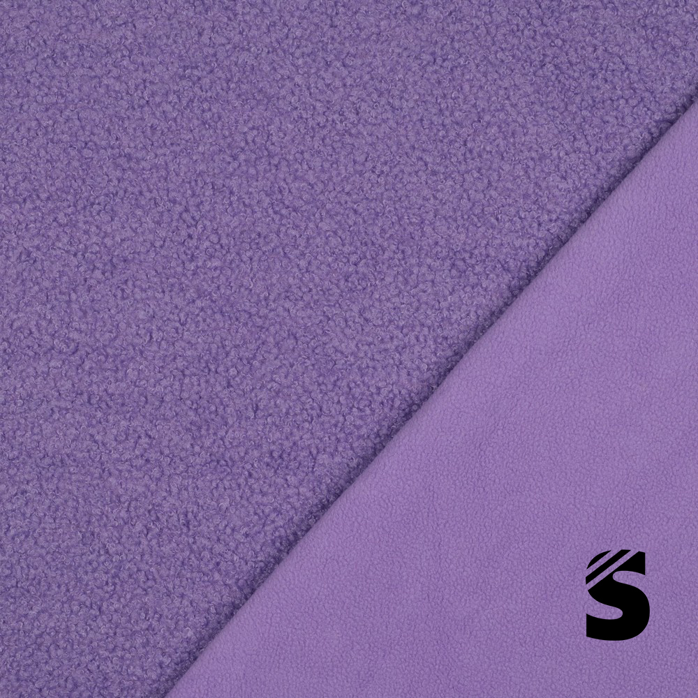 Doubleface Teddy/Fleece - Lila