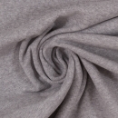 - ÜBERBREITE 100cm -Bündchen Heike melange - Hellgrau