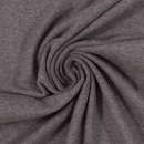 - ÜBERBREITE 100cm -Bündchen Heike melange - Dunkelgrau