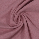 - ÜBERBREITE 100cm -Bündchen Heike melange - Altrosa