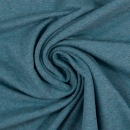 Swafing Maike melange - Sommersweat French Terry - Petrol meliert