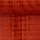 Waffelstrick Jersey - Terracotta Rot