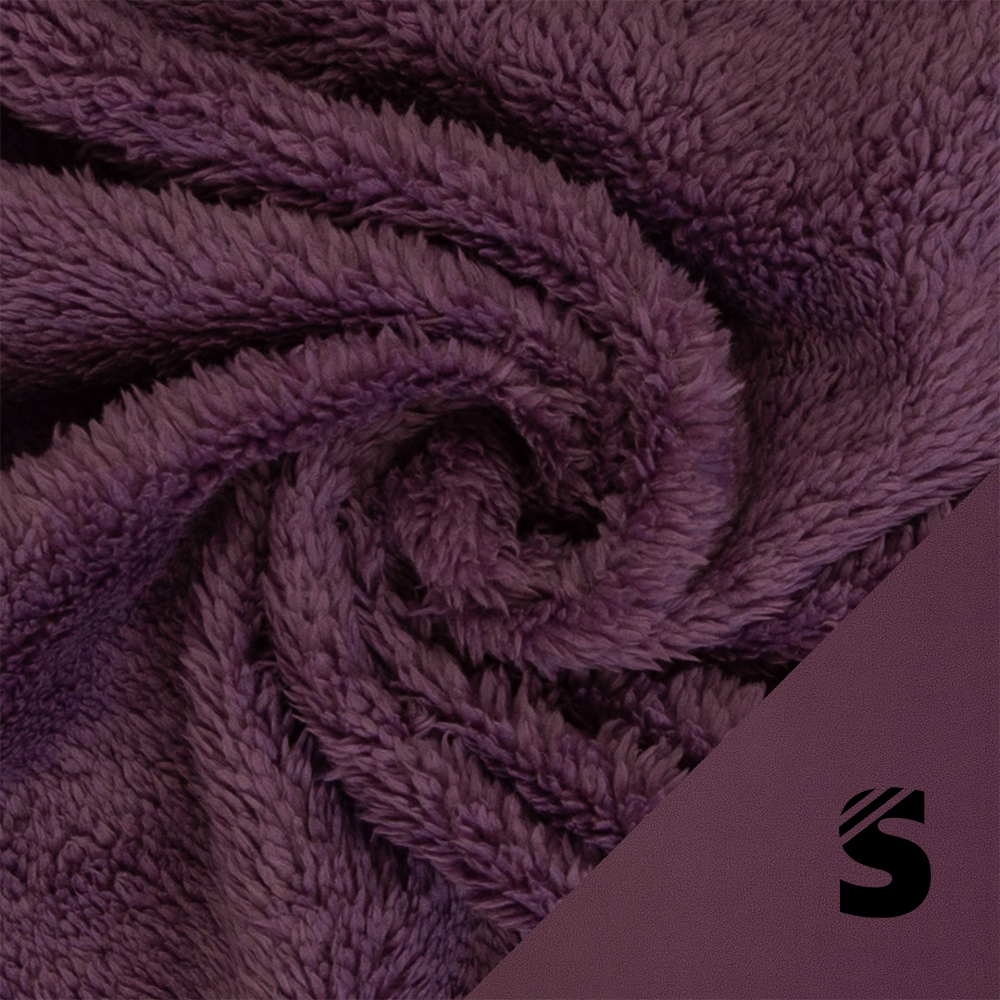 Doubleface Plüsch/Fleece - Altrosa