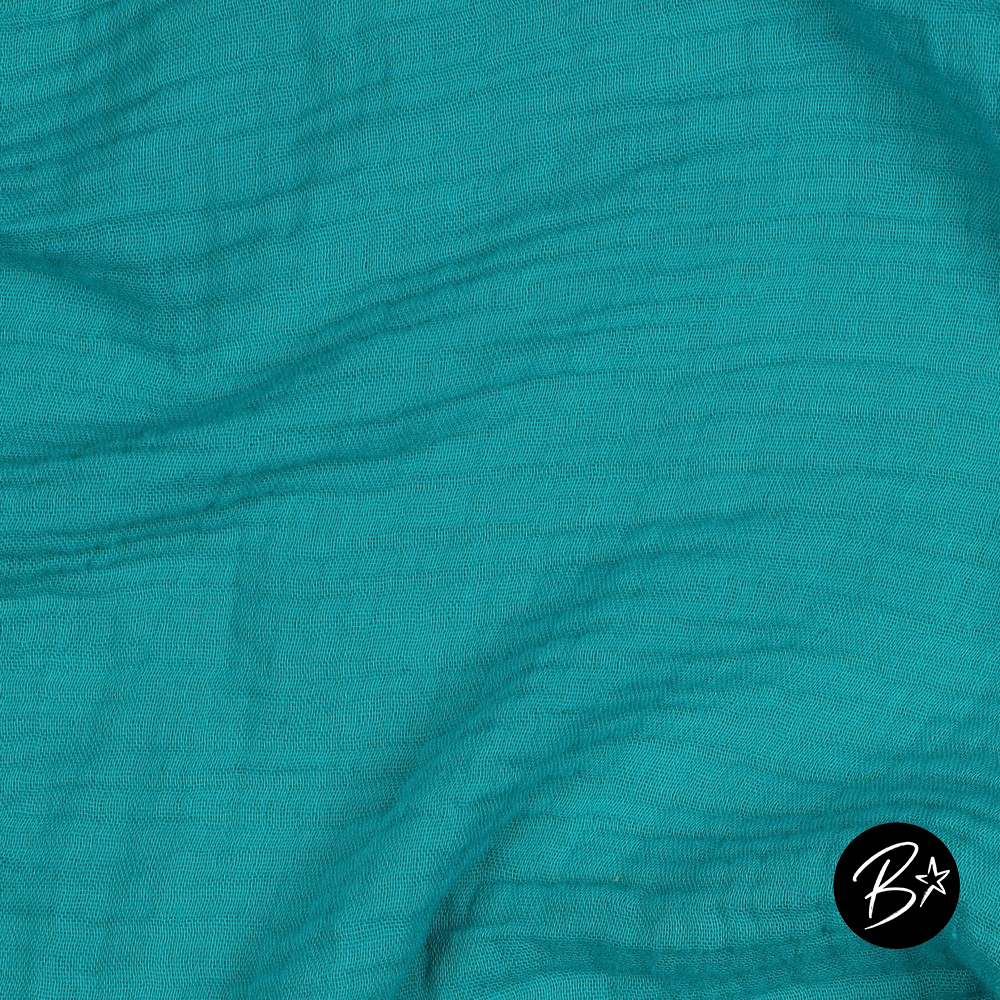 Musselin Double Gauze - #Ozean