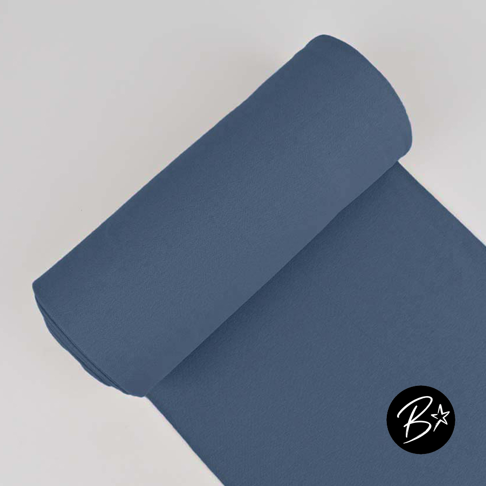 Bündchen Uni Glatt - #jeansblau