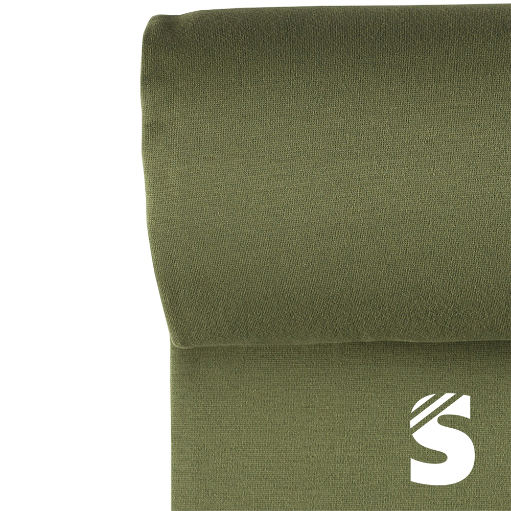 Bündchen # Tannengrün - Uni Glatt