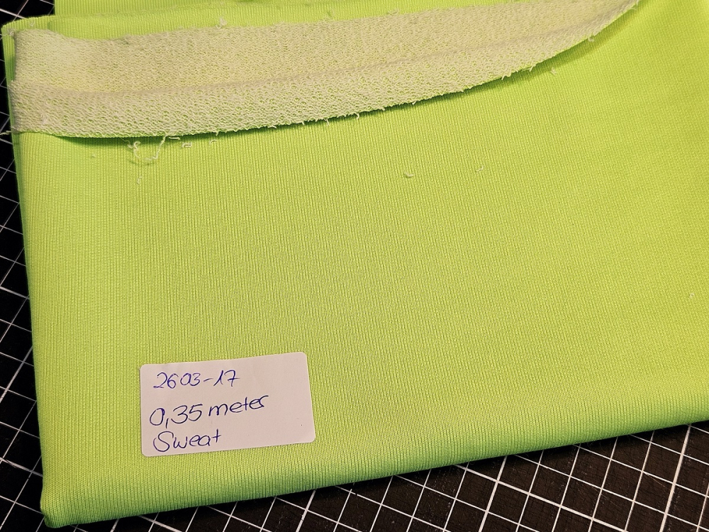 2603-17 - 0,35 meter #Neongrün - Sweat