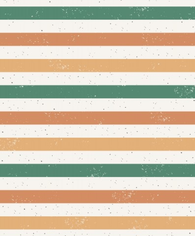 " STRIPES - Green/Sunny/Rust "  --- Stoffart wählbar --